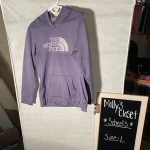 Purple North Face Sweatshirt